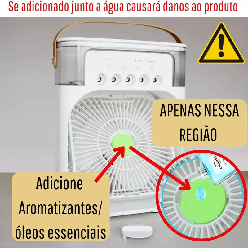 Ventilador portátil Multifunções