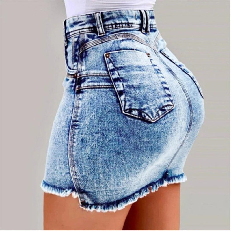 Saia Jeans Feminina